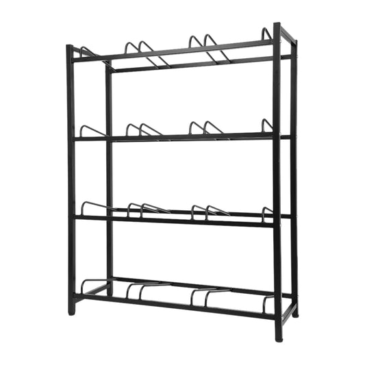 WZTO 5 Gallon Water Bottle Holder 4 Tier Gallon Water Bottle Stand Holder 3 Row Water Bottle Holder Storage Organizer Shelf 12 Slots Water Rack for Home Studio Kitchen Warehouse gaudily