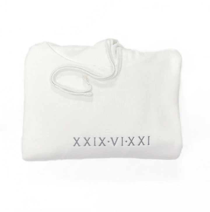 Roman Numeral Hoodie (Chest)