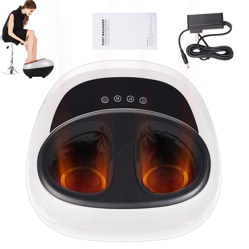 WZTO Heated Foot Massager Heating Feet Massage Machine Detachable Design Foot Massager with Digital Display Adjustable Timing Function Soothing Machine for Pressure Relief lovable