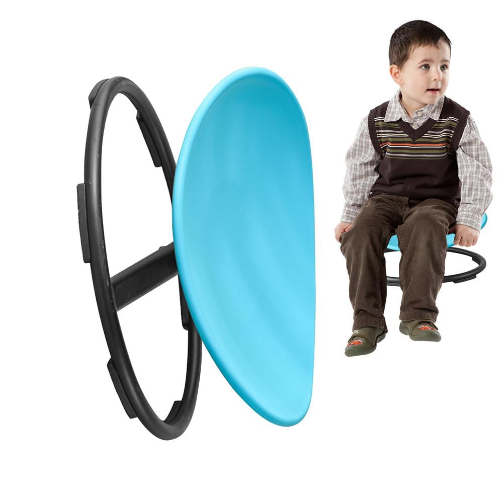 WZTO Kids Sensory Spinning Chair | Swivel Wobble Sensory Play Toy Chair | Spinning Sensory Swing Chair for Kids, Boys, Girls, Children(Blue)