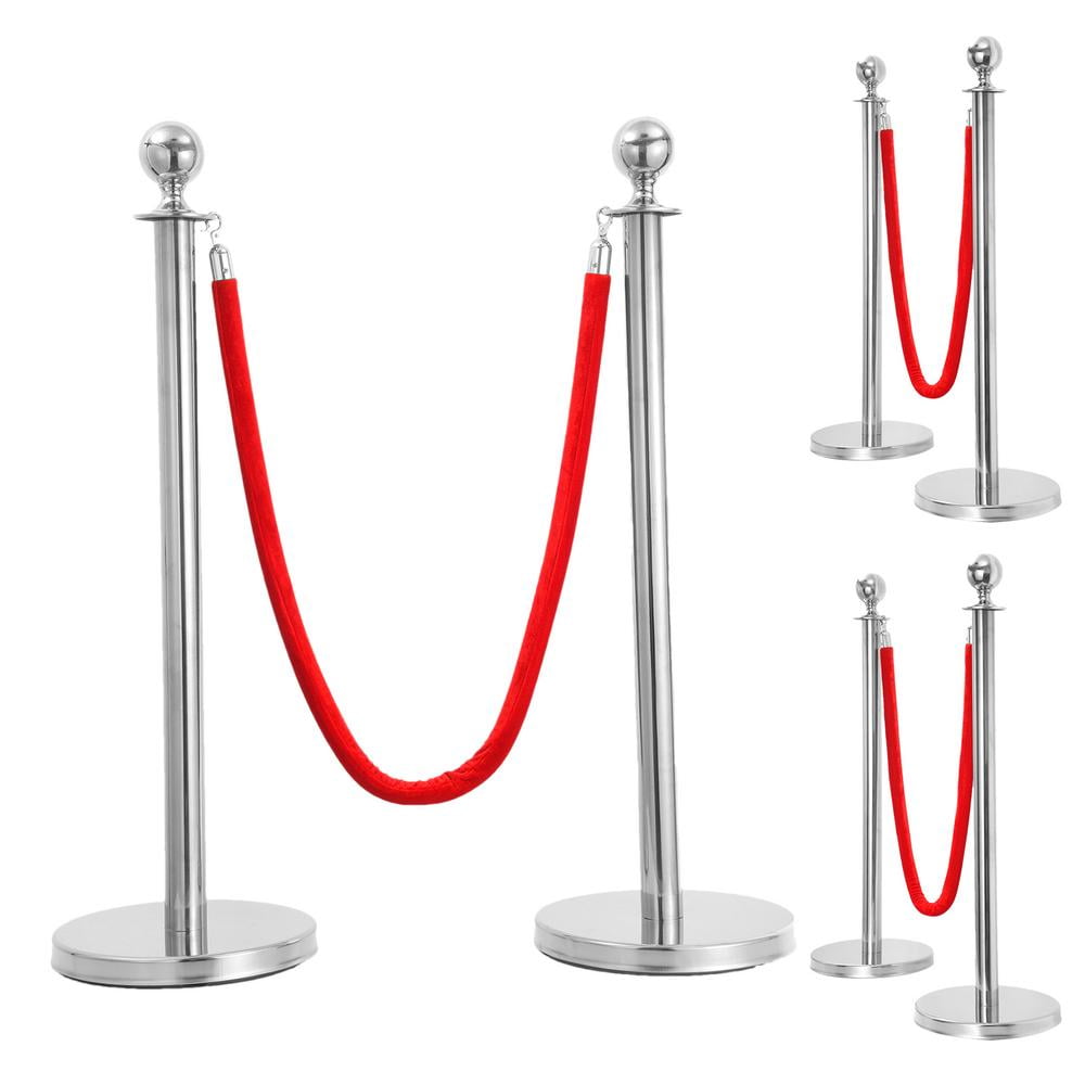 WZTO Crowd Control Ropes and Poles Crowd Control Stainless Steel Barriers User Friendly Control Barriers for Indoor & Outdoor apposite