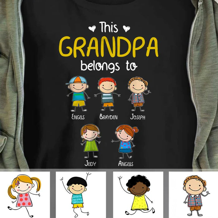 Customized family shirts for your mother, grandpa, grandma, father