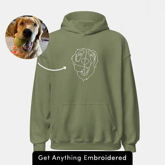 Custom Pet Embroidered Hoodie