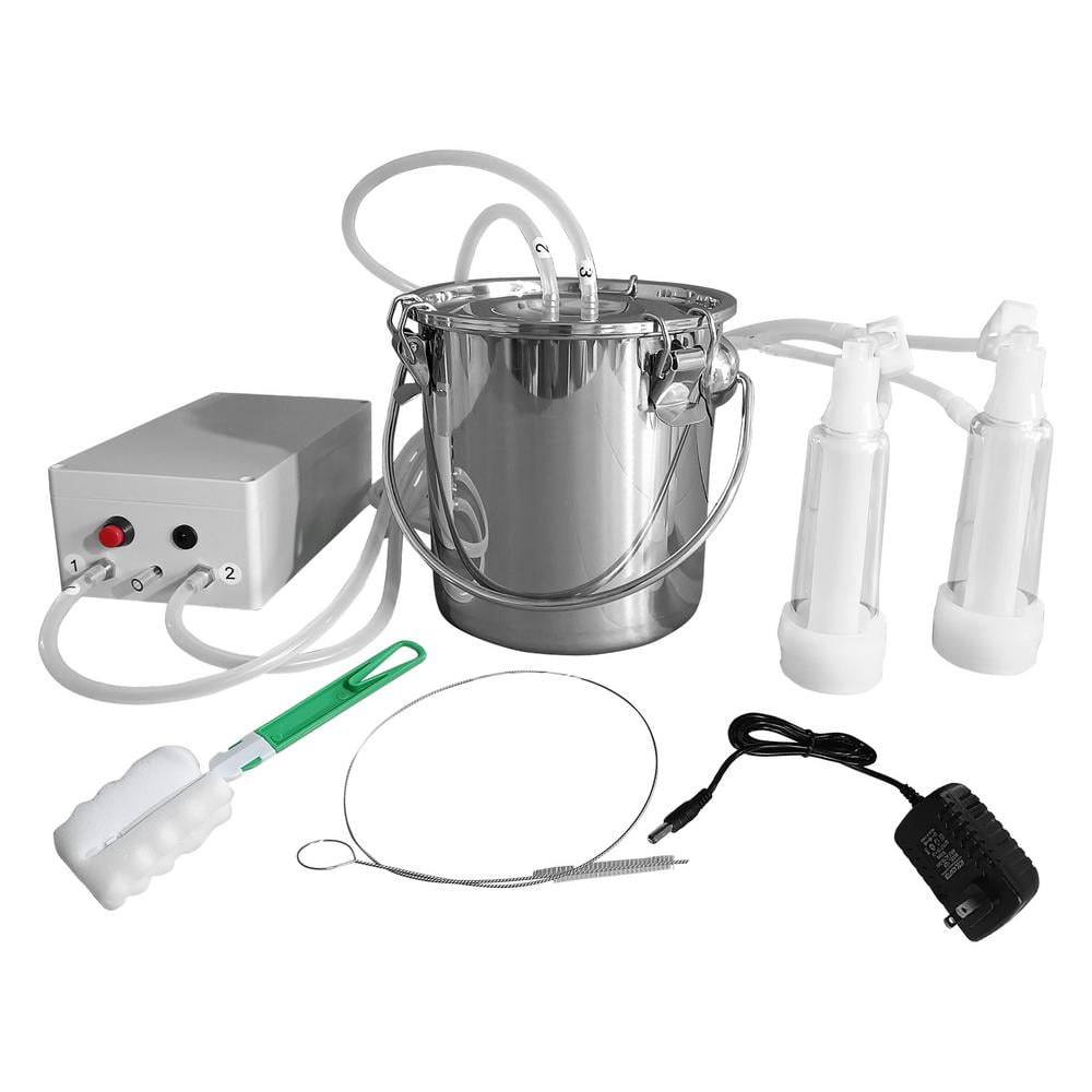 WZTO Milk Machine For Goats Portable Electric Milker 3L Goat Milker With Pulsating Vacuum Pump Food Grade Bucket Efficient & Gentle On Animals generous