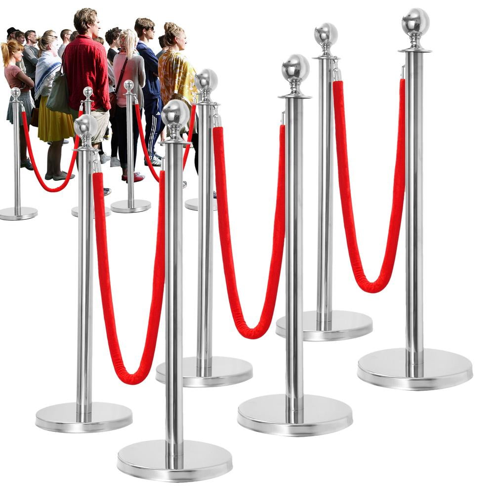 WZTO Crowd Control Ropes and Poles Waterproof Barriers for Crowd Control User Friendly Control Barriers for Indoor & Outdoor honest