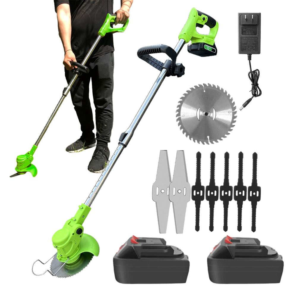 WZTO Cordless Grass Trimmer 24V Rotatable Electric Grass Cutter for Brush Heavy Duty Lawn Tool Lightweight Striming Brush Edger for Garden Bush Trimming & Pruning best service