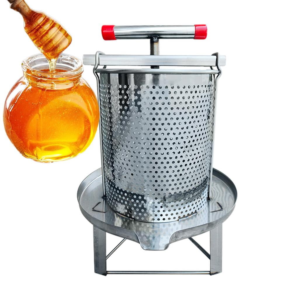 WZTO Honey Press Extractor Beekeeping Honey Extractor Honey Strainer Stainless Steel Honey Presser Bee Extraction Equipment Press Beekeeping Tool fabulous