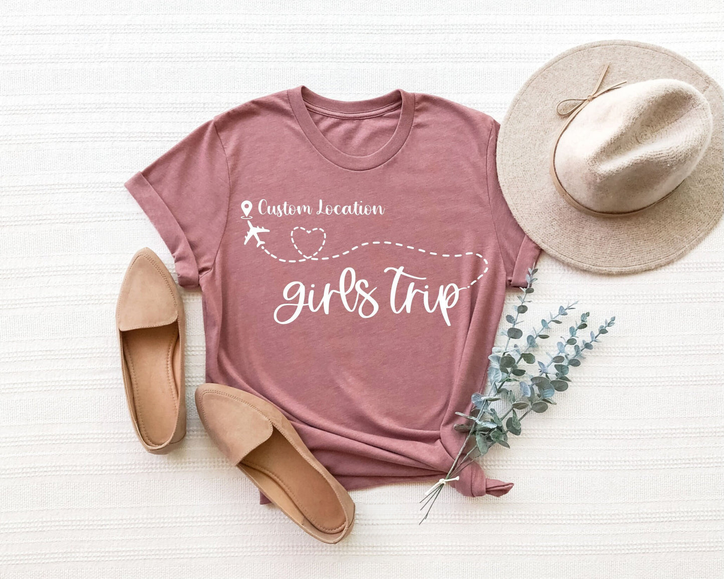 Custom Location Girls Trip Shirt, Personalized Girls Trip Shirt