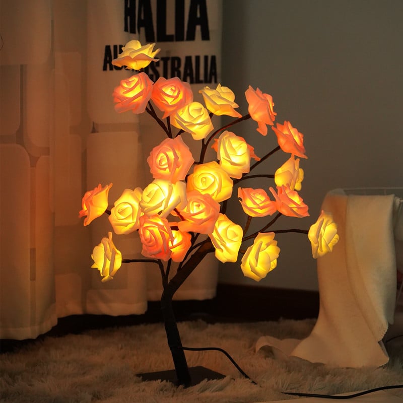 💕Forever Rose Tree Lamp